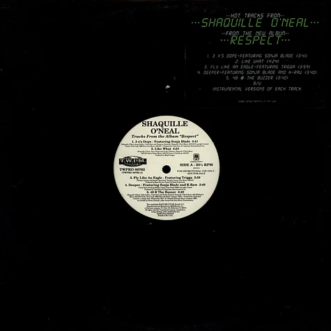 Shaquille O'Neal - Respect (Promo-EP)