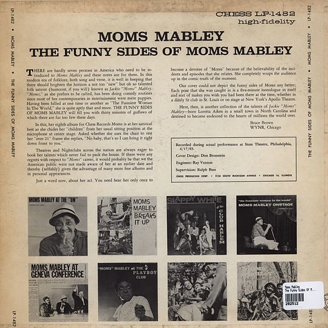 Moms Mabley - The Funny Sides Of Moms Mabley