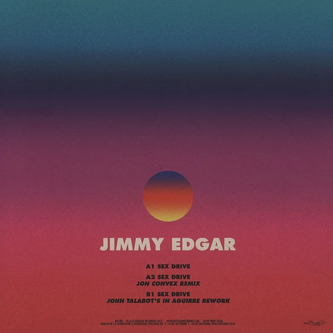 Jimmy Edgar - Sex Drive Jon Convex Remix
