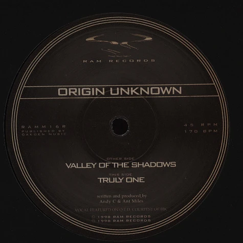 Origin Unknown - Valley Of The Shadows