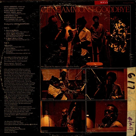 Gene Ammons - Goodbye