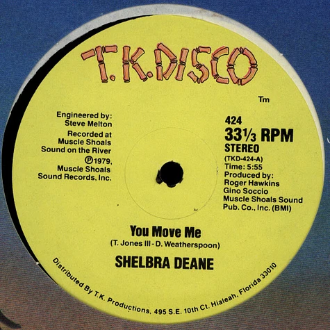 Shelbra Deane - You Move Me / Seeing You Again