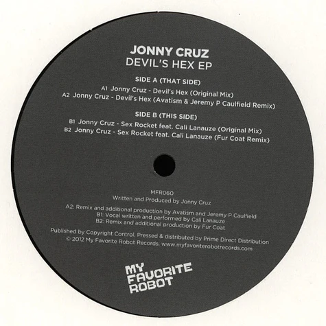 Jonny Cruz - Devil Hex EP