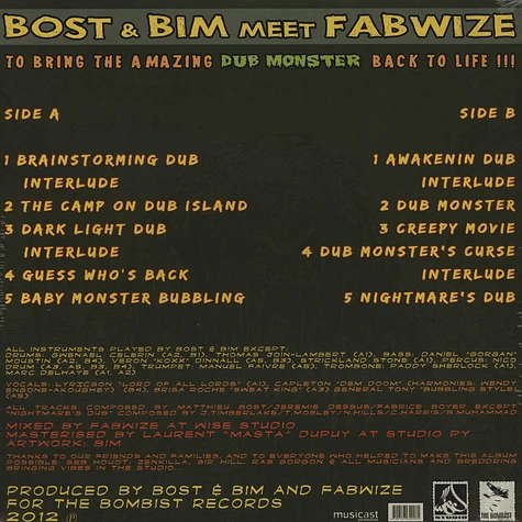 Bost & Bim meet Fabwize - Bost & Bim Meet Fabwize To Bring The Amazing Dub Monster Back To Life