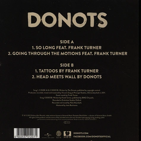 Donots - So Long