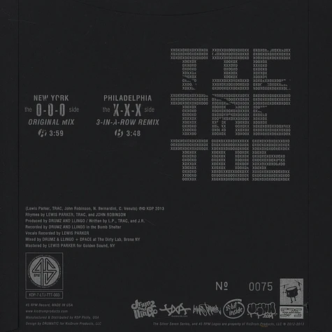 Lewis Parker, T.R.A.C. & John Robinson - Tic-Tac-Toe Grey Vinyl Edition