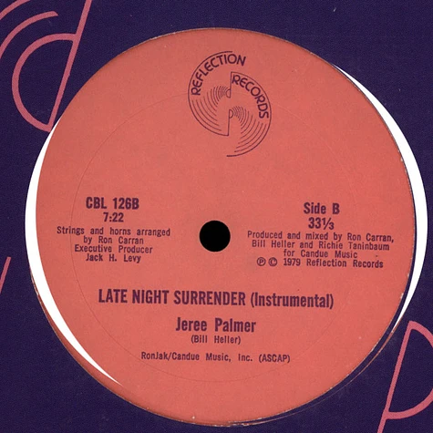 Jeree Palmer - Late Night Surrender