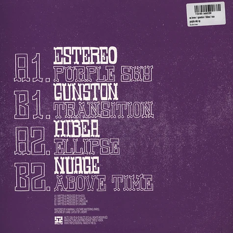 Es.Tereo / Gunston / Hibea / Nuage - Purple Sky Ep