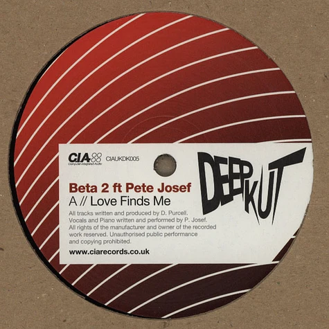 Beta 2 / Zero T - Love Finds Me feat. Pete Josef / Red Hand
