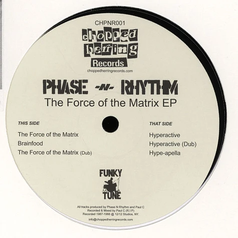 Phase N Rhythm - The Force Of The Matrix EP