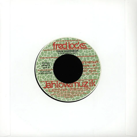 Fred Locks - True Rastaman / True Rastaman Dub