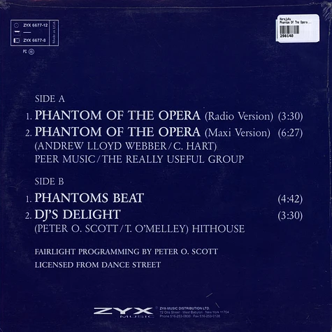 Harajuku - Phantom Of The Opera (Techno House Remixes)