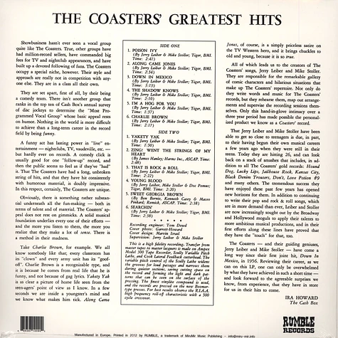 The Coasters - Greatest Hits