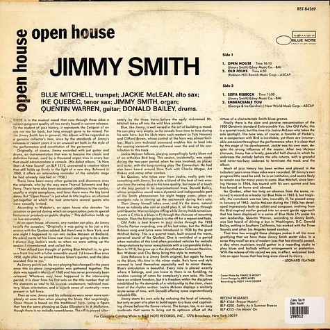 Jimmy Smith - Open House
