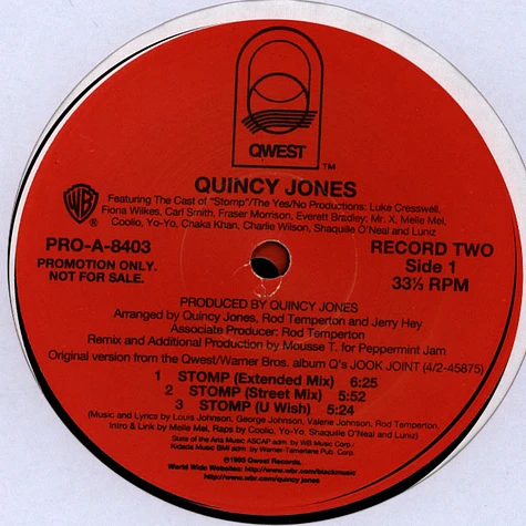 Quincy Jones - Stomp remixes