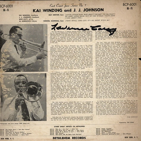 Kai Winding & J.J. Johnson - K + J.J.