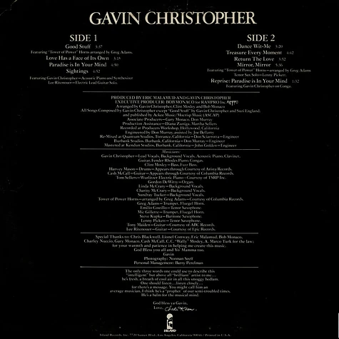 Gavin Christopher - Gavin Christopher