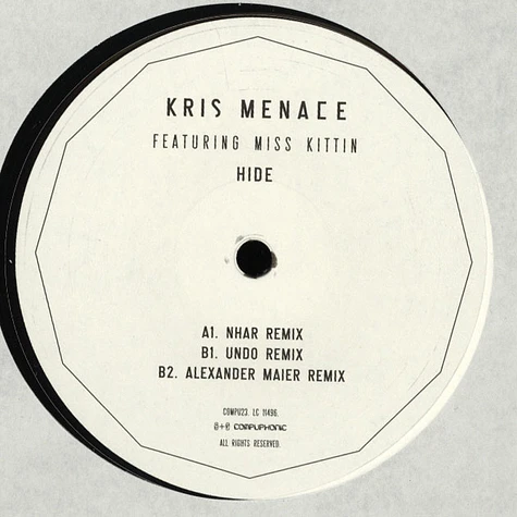 Kris Menace feat. Miss Kittin - Hide