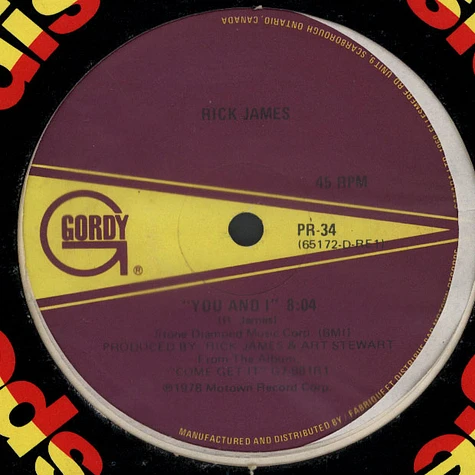 Rick James - You And I
