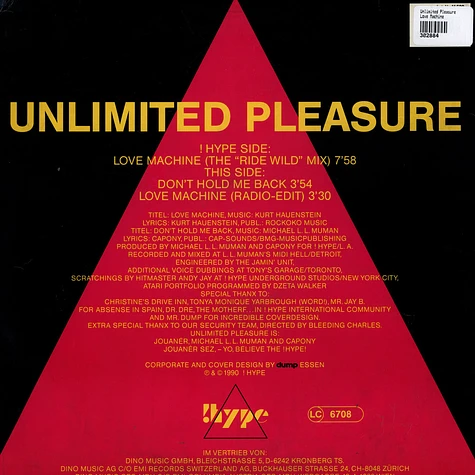 Unlimited Pleasure - Love Machine