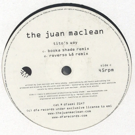 The Juan MacLean - Tito's Way
