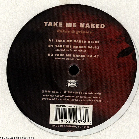 Dakar & Grinser - Take Me Naked