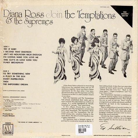 Diana Ross And The Supremes - Diana Ross & The Supremes Join The Temptations