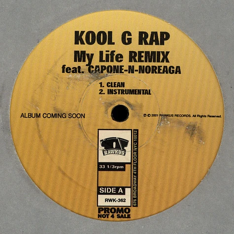 Kool G Rap - My Life (Remix)