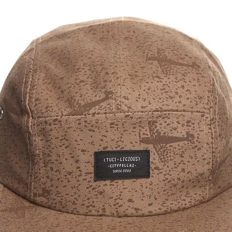 Cityfellaz Copenhagen - 5 Panel Plane Camo Cap