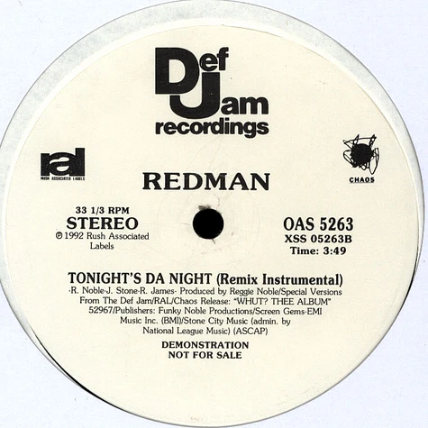 Redman - Tonight's Da Night (Remix)