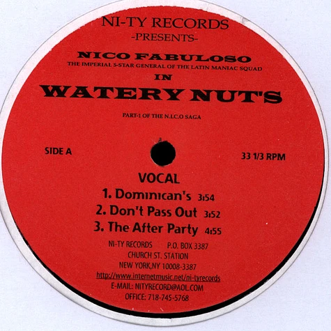 Nico Fabuloso - Watery Nut's - Part-1 of the N.I.C.O. Saga
