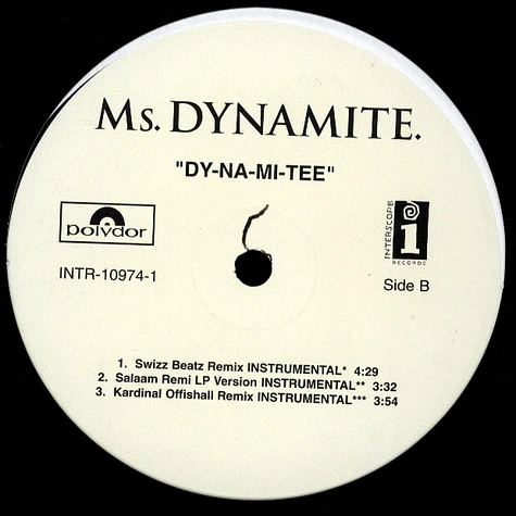 Ms. Dynamite - Dy-Na-Mi-Tee