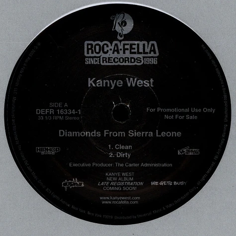 Kanye West - Diamonds From Sierra Leone