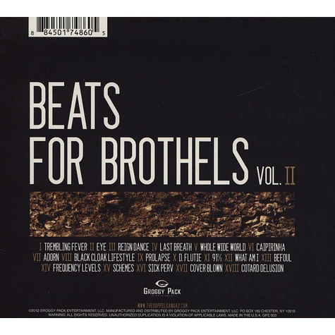 The Doppelgangaz - Beats For Brothels Volume 2
