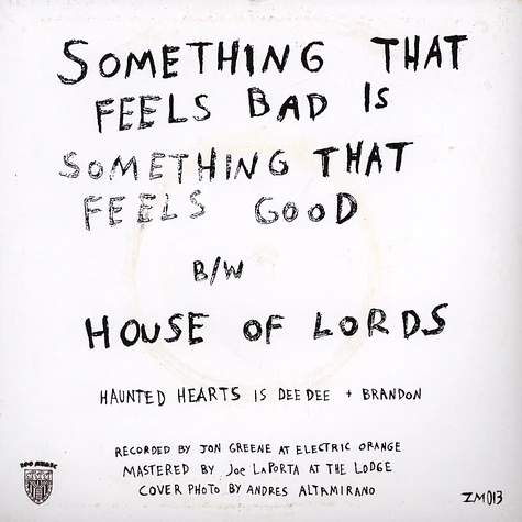 Haunted Hearts - Something That Feels Bad Is Something That Feels Good