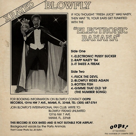 Blowfly - Electronic Banana