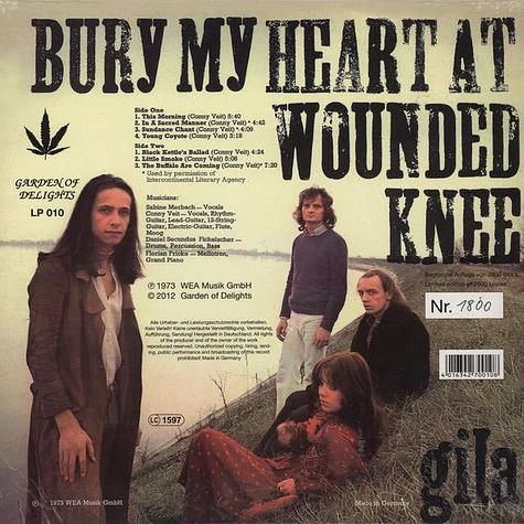 Gila - Bury My Heart At Wounded Knee