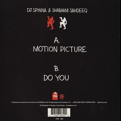 DJ Spinna & Shabaam Sahdeeq - Motion Picture