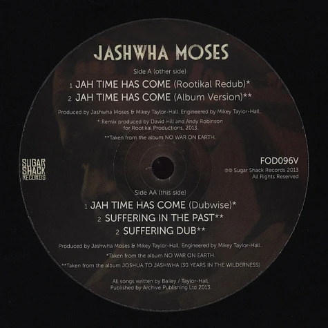 Jashwha Moses - Jah Time Has Come