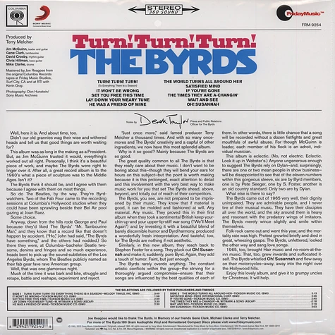 Byrds - Turn Turn Turn