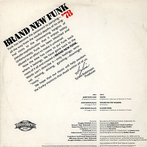 Brand New Funk - Brand New Funk '78 (Automatic Lover Version)
