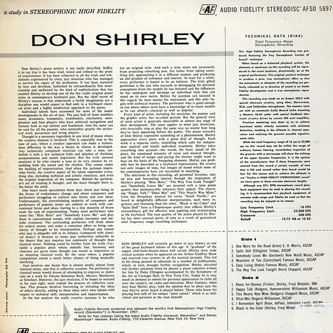 Don Shirley - Piano