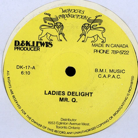 Mr. Q - Ladies Delight