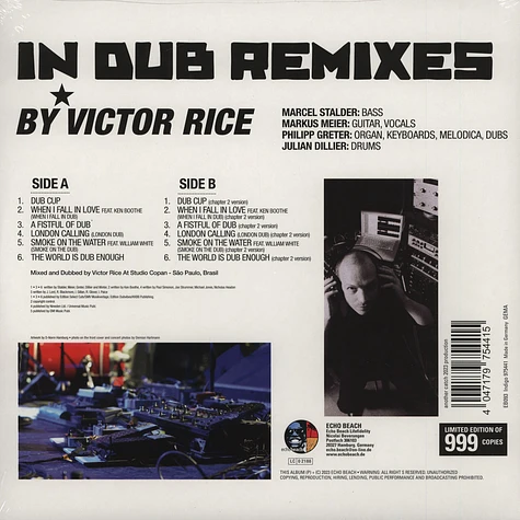 Dub Spencer & Trance Hill - In Dub / Victor Rice Remixes