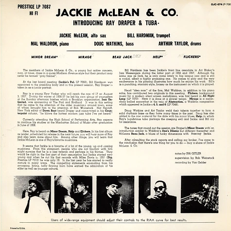 Jackie McLean - Jackie McLean & Co.