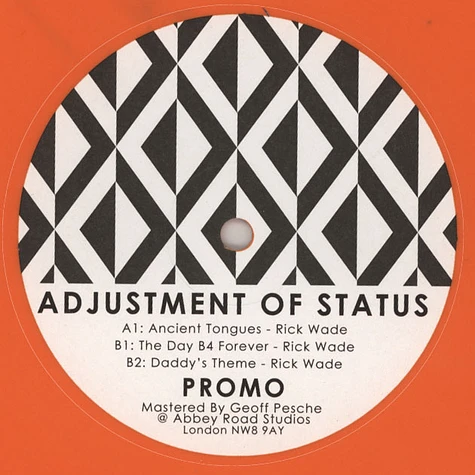 Rick Wade - Adjustment Of Status EP