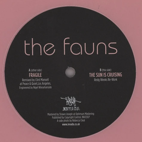 The Fauns - Fragile Clint Mansell Remix / The Sun Is Cruising Redg Weeks Re-Work