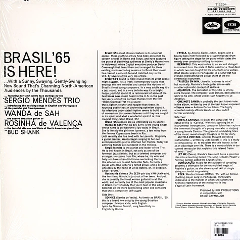 Sergio Mendes Trio & Wanda De Sah - Brasil '65