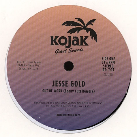 Jesse Gold / Raw Ayers - Out Of Work