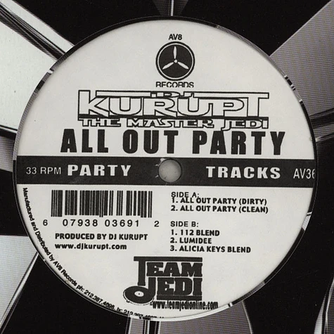 DJ Kurupt - All out party